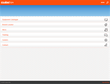 Tablet Screenshot of coateshire.com.au